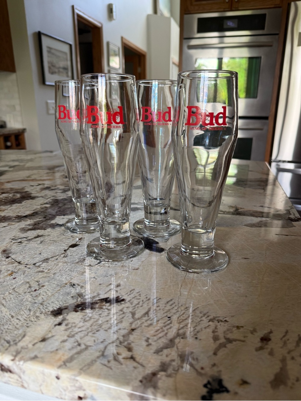 Bud King of Beers Pilsner Glasses - Official Product